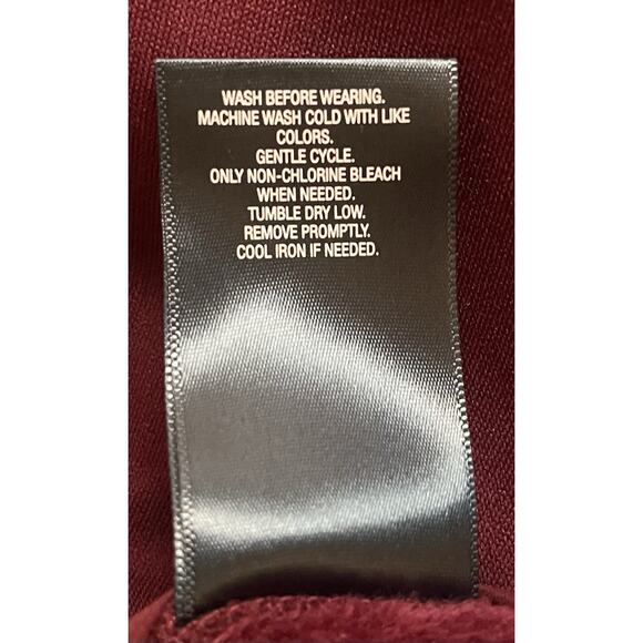 Tell Gear Men’s 3XL Burgandy Fleece Lined Full Zip Vest - Picture 3 of 9